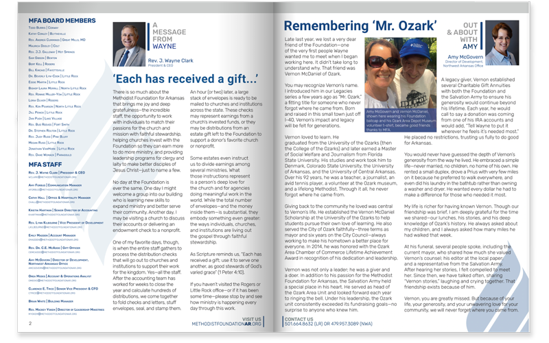 Methodist Foundation for Arkansas 2023 Year in Review Report